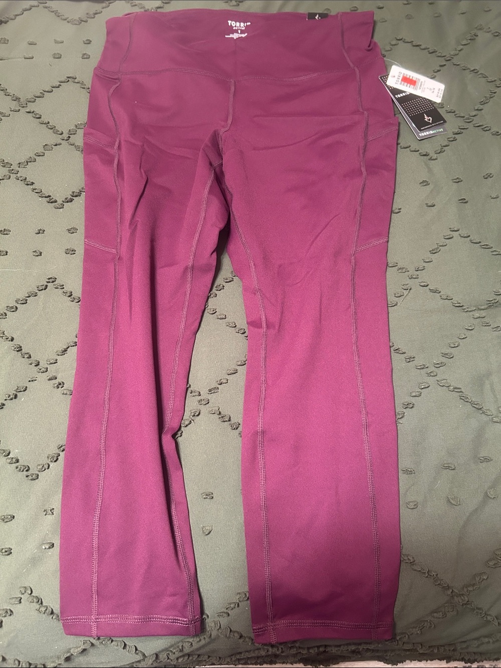 torrid Active Deep Plum Seamless Leggings